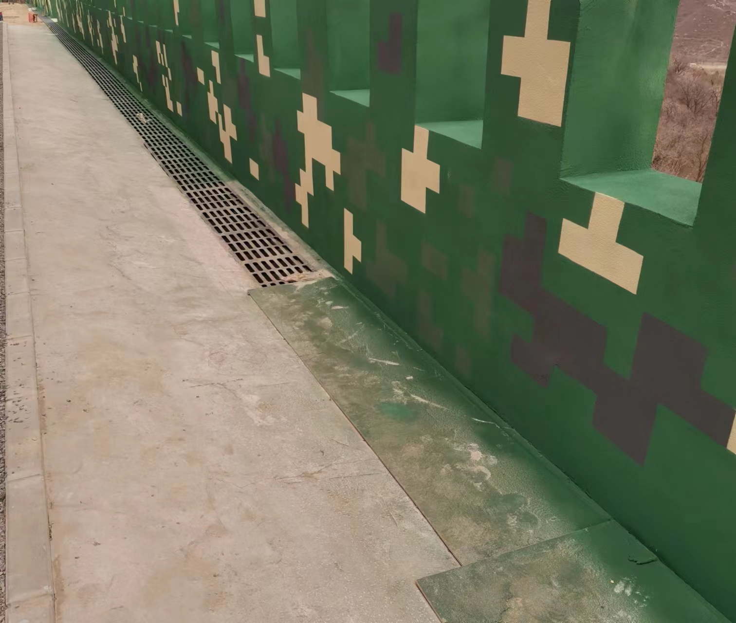 武隆围墙迷彩喷涂,数迷彩漆